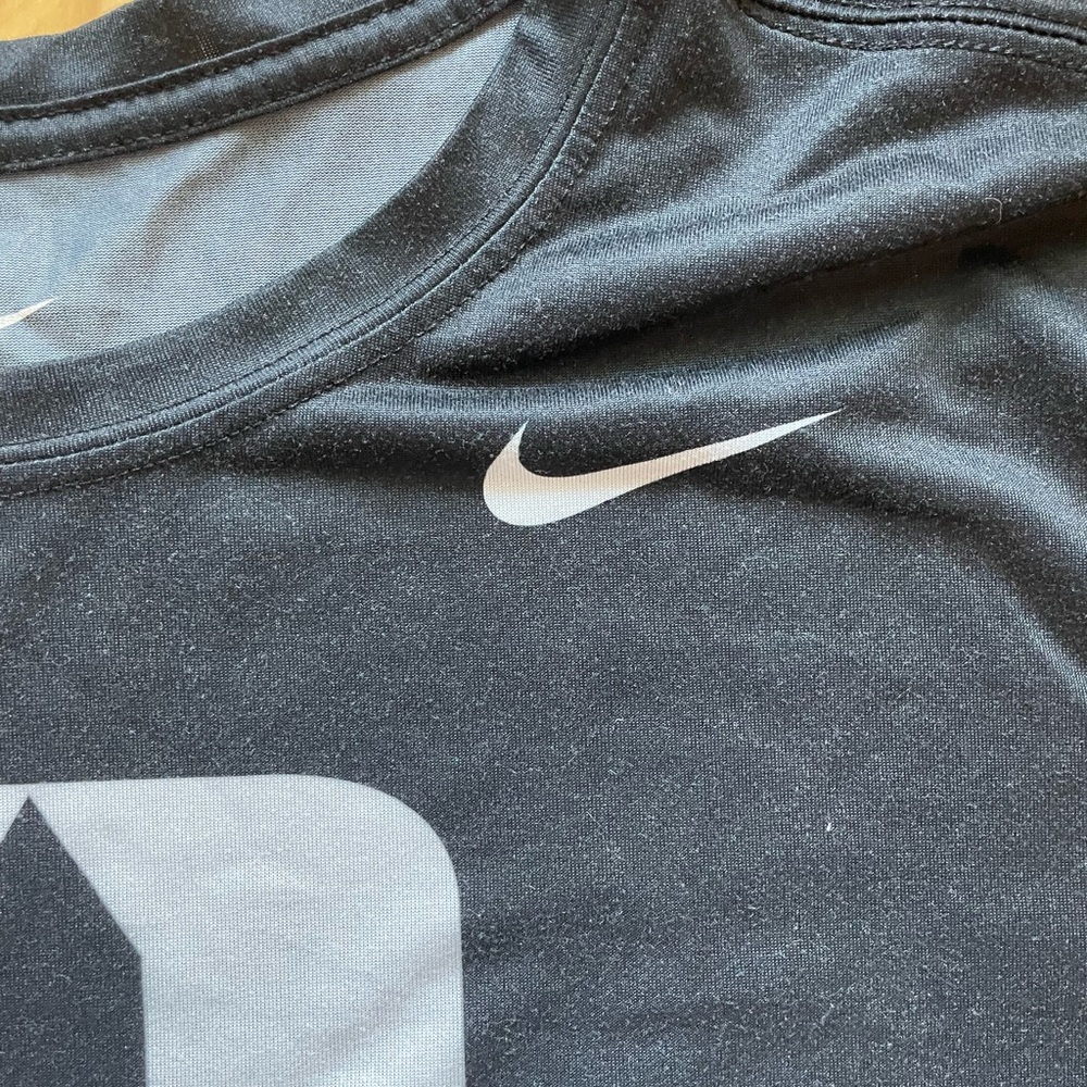Nike Duke Men's Black and Blue Long Sleeve Shirt - Picture 4 of 6